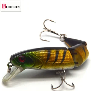 Multi Section Sea Bass Hard Fishing Lures 3D Eyes 1PCS Crankbaits Minnow Swimbait Fake Hard Bait Artificial Wobblers Carp Tackle