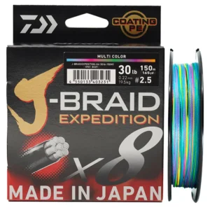 DAIWA J-BRAID Expedition Line X8 Fishing150/300M Braided PE