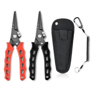 Fishing Pliers Multifunctional Stainless Steel Tools Set Braid line Cutters Crimper Hook Remover Long Nose Pliers Fishing Tackle