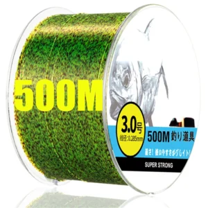 Invisible Spoted Strong Line Carp Fishing Monofilament Fishing Line Speckle Fluorocarbon Coated Fishing Line Pesca