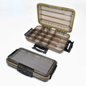Fishing Waterproof Tackle Box Large Capacity Fishing Accessories Tool Box Fish Hook Lure Fake Bait Box Fishing Supplies Lanyard