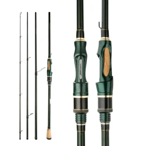 CEMREO Spinning Casting Rod 4-5 Sections 1.8m/2.1m/2.4m Portable Travel Rod Spinning Fishing Rods Fishing Tackle