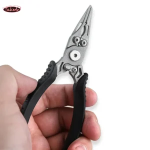 TAKEDO 12.8CM 50G Portable Pliers Scissors Pick Hooks Cut Fish Line Professional Fishing Tool