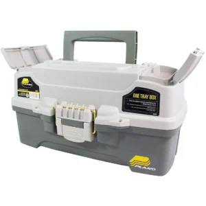 One-Tray Tackle Box Bait Storage Extending Cantilever-Tray Design