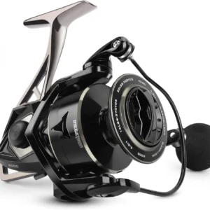 Freshwater and Saltwater Reel Spinning Fishing Rigid Aluminum Frame 7+1 Double-Shielded Stainless-Steel BB, Over 30 lbs